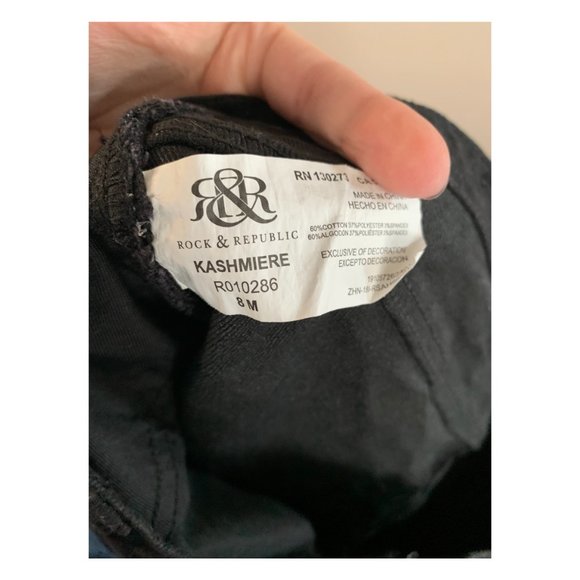 Rock & Republic Leopard Kashmiere Jeans - Picture 5 of 5